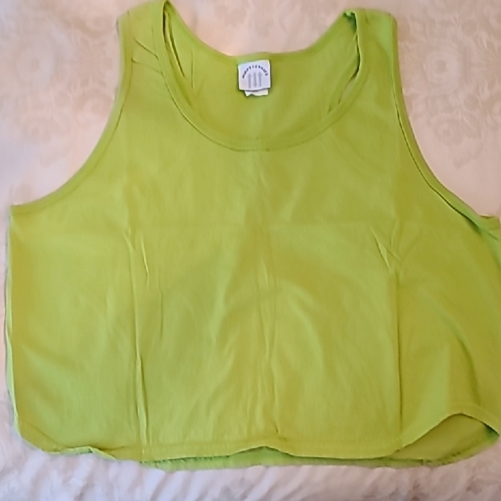 Lime Green Sleeveless Tank Top